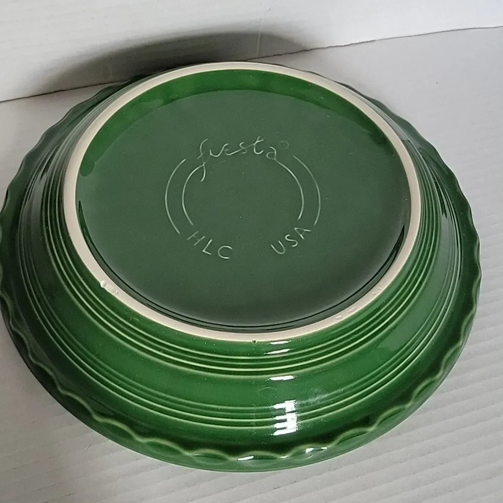 Fiestaware Fiesta Pie Plate Deep Dish Baker Baking Bake Bakeware Cookware Jade